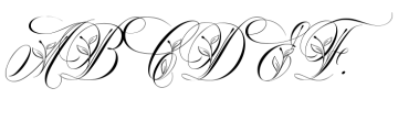 Mollani Font UPPERCASE