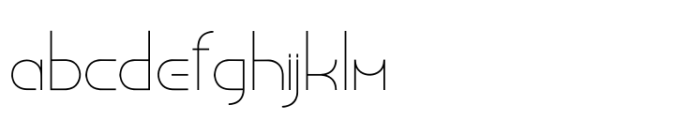 Mollis Lux  Light Font LOWERCASE