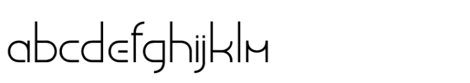 Mollis Lux  Regular Font LOWERCASE