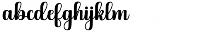 Mollyta Script Regular Font LOWERCASE