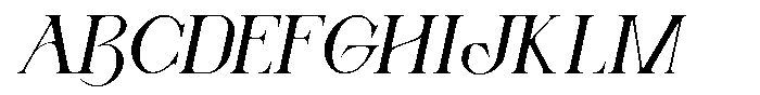 Molten Bold Slant Font UPPERCASE