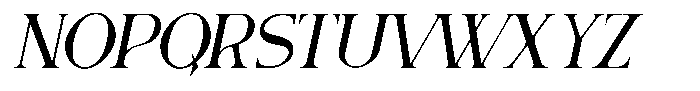 Molten Bold Slant Font UPPERCASE