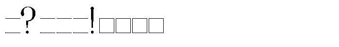 Molten Bold Font OTHER CHARS