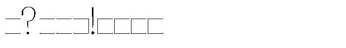 Molten Light Font OTHER CHARS