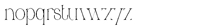 Molten Light Font LOWERCASE