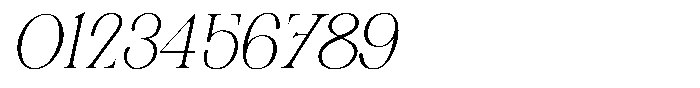 Molten Regular Slant Font OTHER CHARS