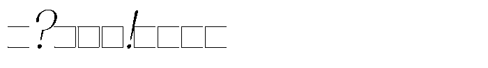 Molten Regular Slant Font OTHER CHARS