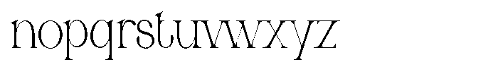 Molten Regular Font LOWERCASE