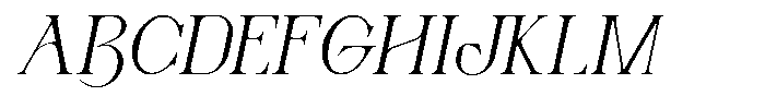 Molten Semi Bold Slant Font UPPERCASE