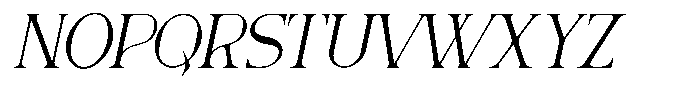 Molten Semi Bold Slant Font UPPERCASE