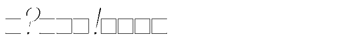 Molten Thin Slant Font OTHER CHARS