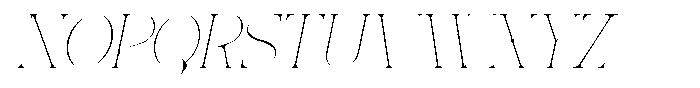 Molten Thin Slant Font UPPERCASE