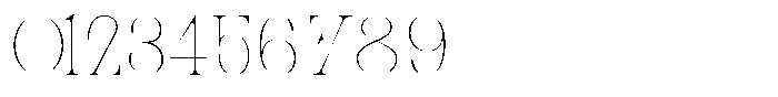 Molten Thin Font OTHER CHARS