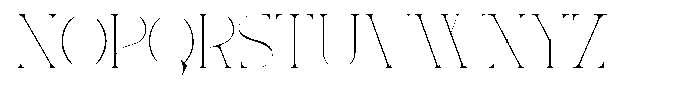 Molten Thin Font UPPERCASE