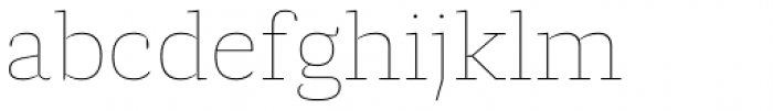 Molto Hairline Font LOWERCASE