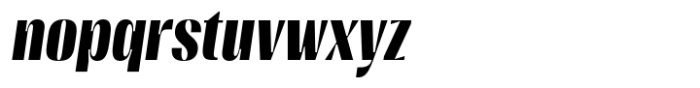 Moltrak  Black Slanted Font LOWERCASE