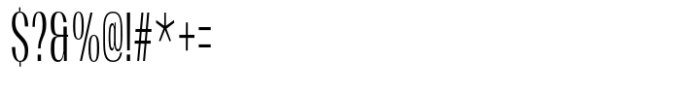 Moltrak  Extra Condensed Font OTHER CHARS