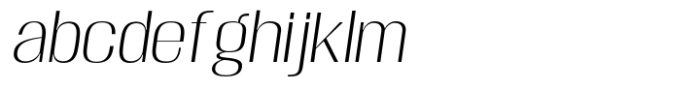 Moltrak  Extra Light Slanted Expanded FONT