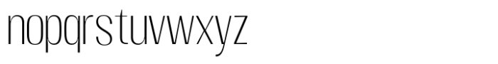 Moltrak  Extra Light Font LOWERCASE