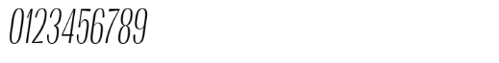 Moltrak  Light Slanted Extra Condensed Font OTHER CHARS