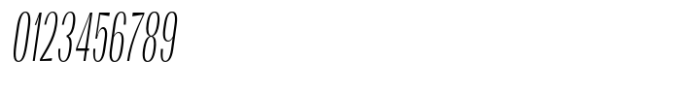 Moltrak  Light Slanted Ultra Condensed Font OTHER CHARS