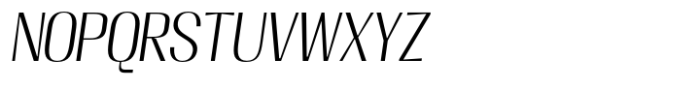 Moltrak  Light Slanted Font UPPERCASE
