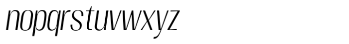 Moltrak  Light Slanted Font LOWERCASE