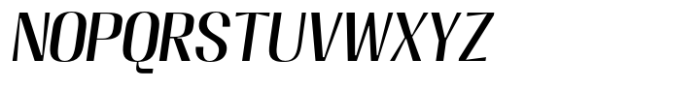 Moltrak  Medium Slanted Semi Expanded Font UPPERCASE