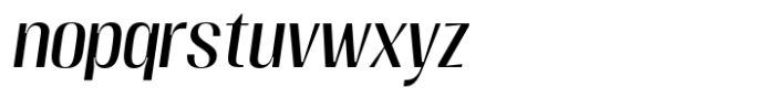 Moltrak  Medium Slanted Semi Expanded Font LOWERCASE