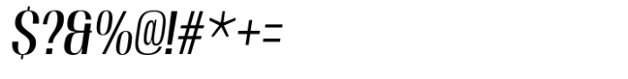 Moltrak  Medium Slanted Font OTHER CHARS