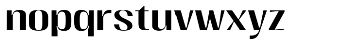 Moltrak  Semi Bold Extra Expanded Font LOWERCASE