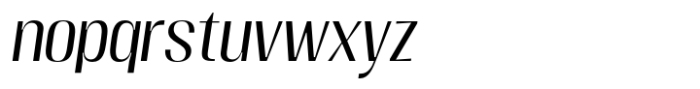 Moltrak  Slanted Semi Expanded Font LOWERCASE