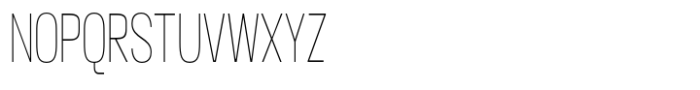 Moltrak  Thin Condensed Font UPPERCASE