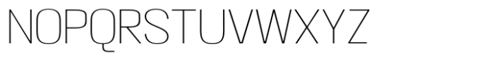 Moltrak  Thin Expanded Font UPPERCASE