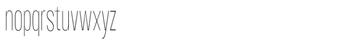 Moltrak  Thin Extra Condensed Font LOWERCASE
