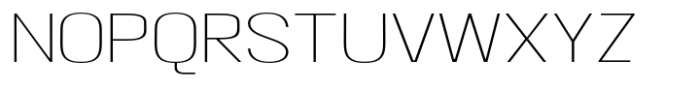 Moltrak  Thin Extra Expanded Font UPPERCASE