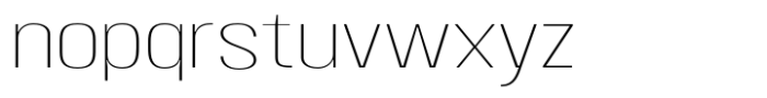 Moltrak  Thin Extra Expanded Font LOWERCASE