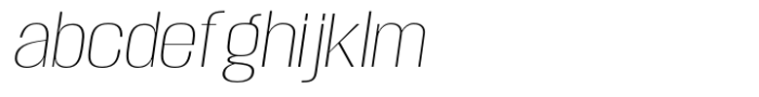 Moltrak  Thin Slanted Expanded FONT