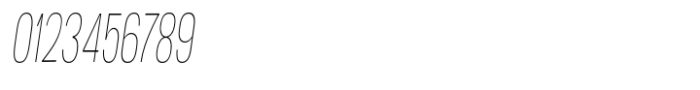 Moltrak  Thin Slanted Extra Condensed Font OTHER CHARS