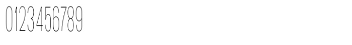Moltrak  Thin Ultra Condensed Font OTHER CHARS