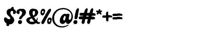 Molugle Font OTHER CHARS