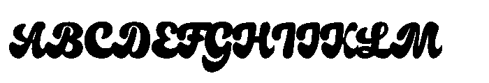 Molugle Font UPPERCASE