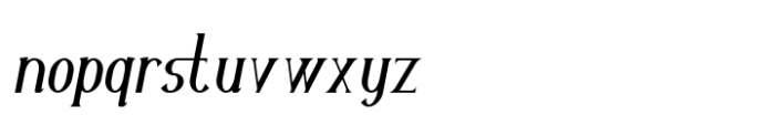 Molvizar Italic Font LOWERCASE