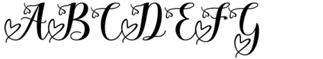 Molynia Script Regular Font UPPERCASE