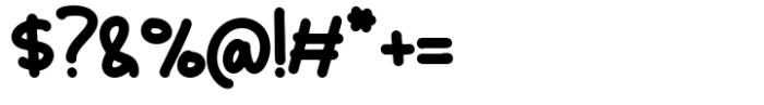 Momain Kidz Font OTHER CHARS