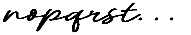 Moments Simple Journaling Regular Font LOWERCASE