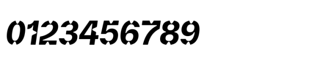 Momi Byte Bold Italic Font OTHER CHARS