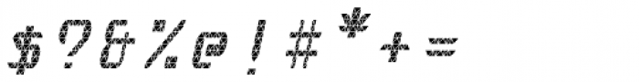 Monadic Italic Font OTHER CHARS
