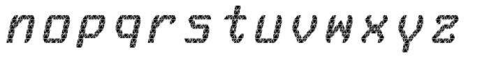 Monadic Italic Font LOWERCASE