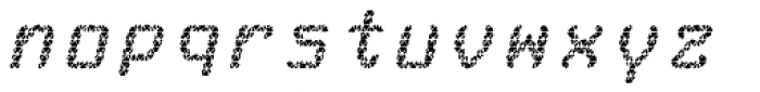 Monadic Rough Italic Font LOWERCASE